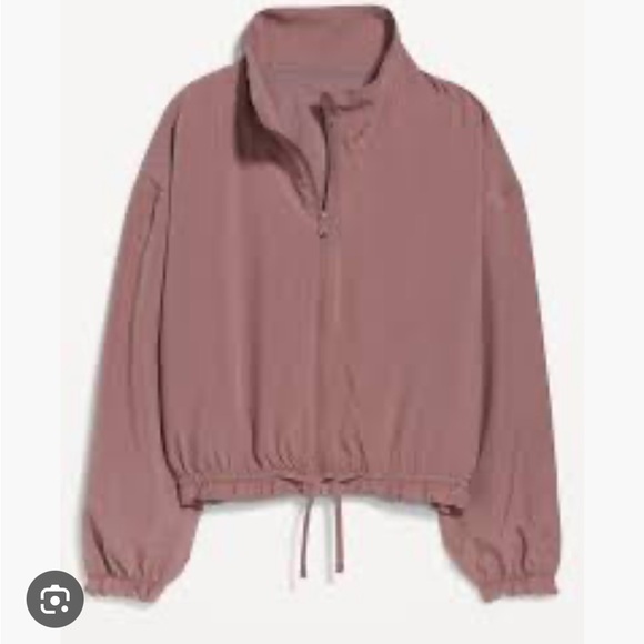 Old Navy Water-Repellent Packable StretchTech Ruffle-Trimmed Zip-Front Jacket - Picture 2 of 7